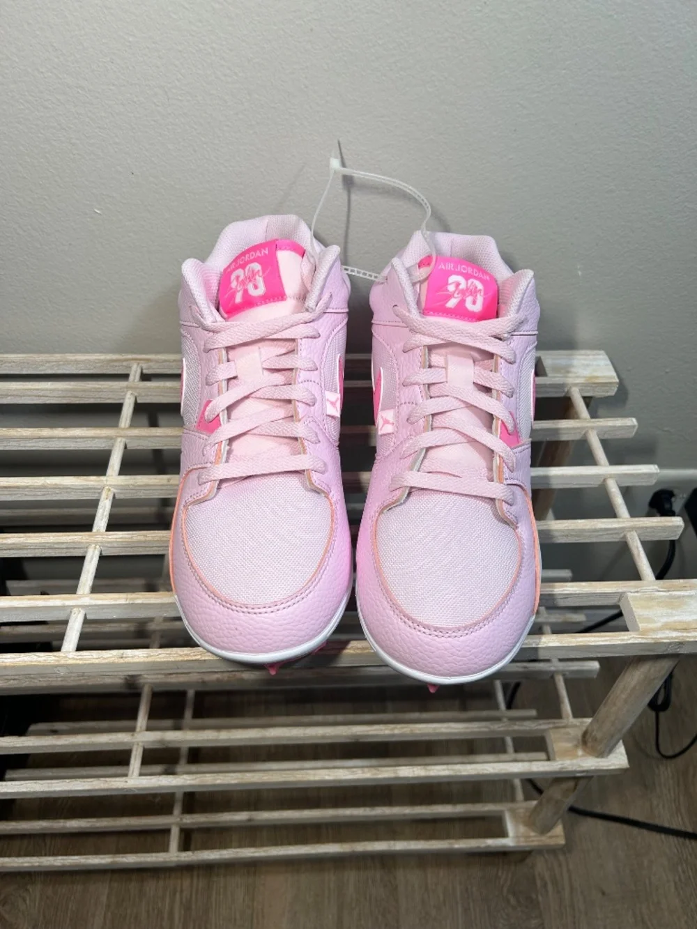 Nike Air Jordan Stadium 90 Cleat Pink Foam HQ0210-600 Football Men Size 9.5